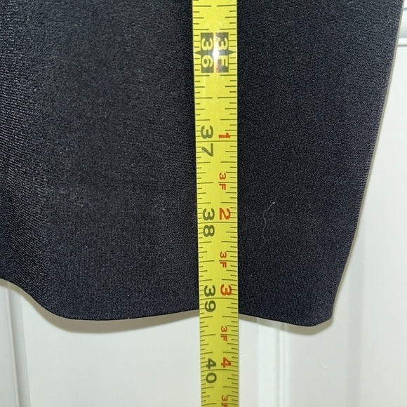 NY&Co: Cream/Black Dress: Size M - Picture 7 of 7